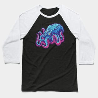 Psychedelic Octopus Baseball T-Shirt